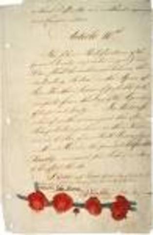 Signing of the Treaty of Paris