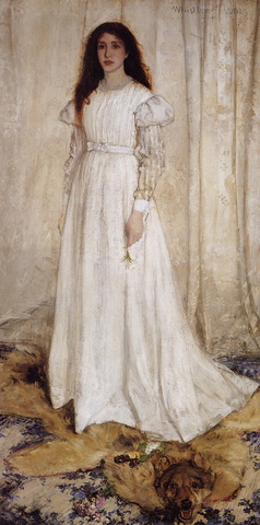 Whistler paints Symphony in White, NO. 1