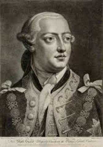 King George III comes to throne in England