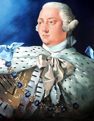 King George III took the throne for England