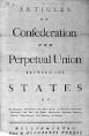 Articles of Confederation are go into effect