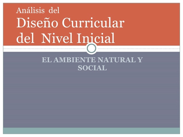 Desarrollo curricular en el Ambiente Natural y Social