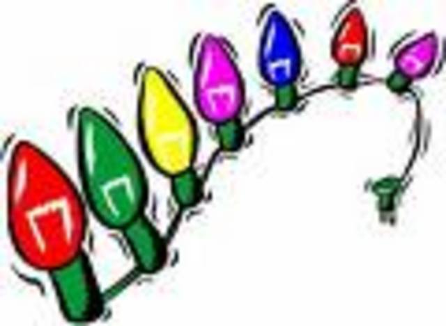 Add the beautiful lights.