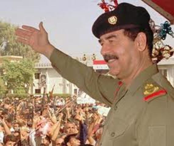 Saddam Hussein invades Kuwait