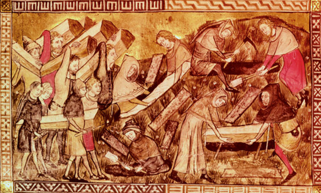Black Death Begins in europe