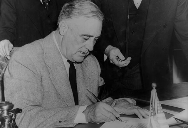 Britain and US declare war on Japan