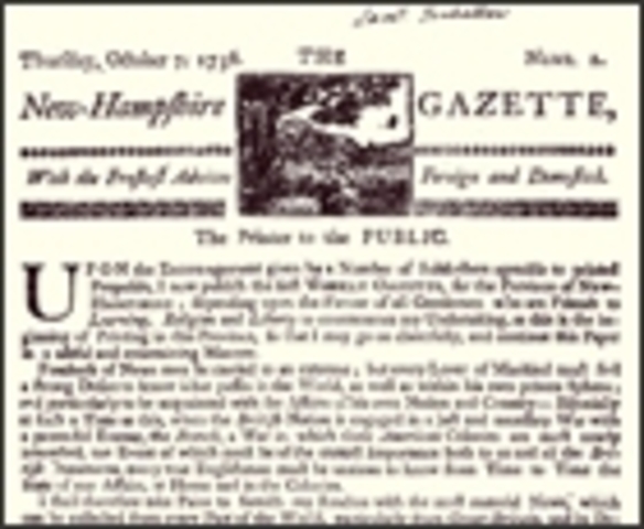 Early American Newspaper