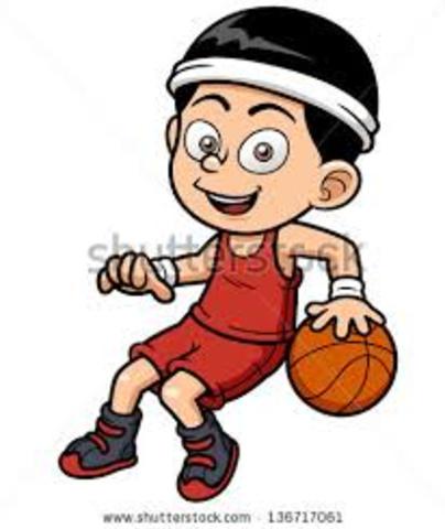 Started playing basketball at the YMCA