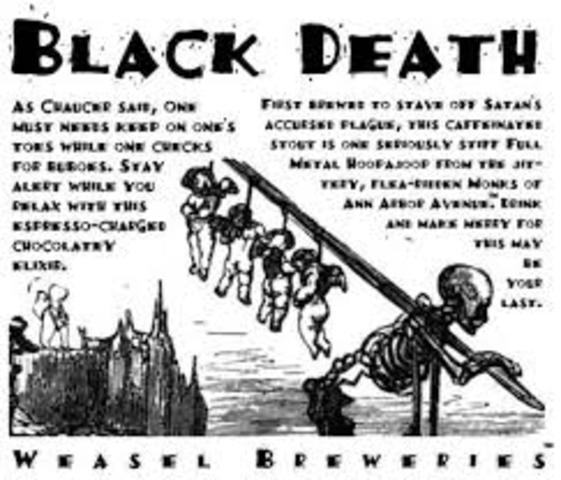 the black death begins in europe