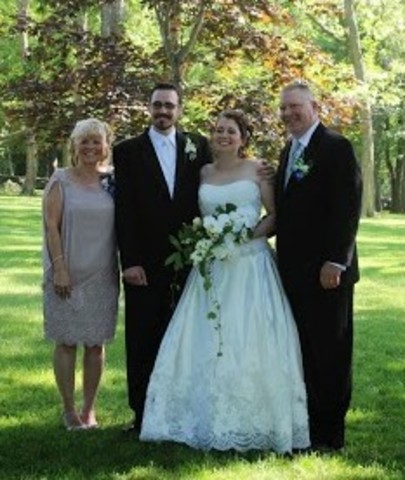 Heidi and Justin were married