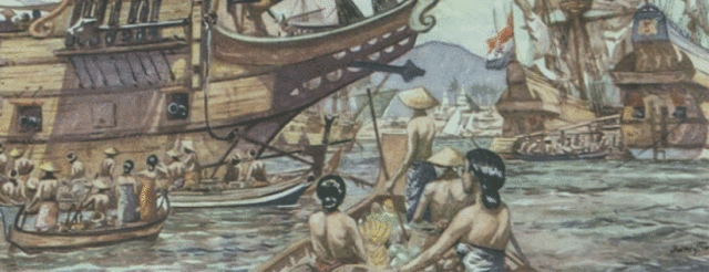 The Dutch reached Indonesia