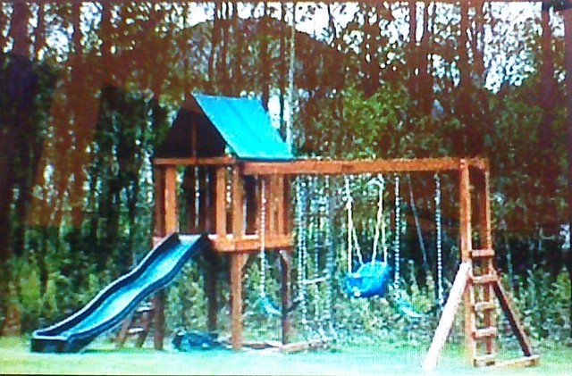 Cut my lip at 4 years old on metal  yard trimming