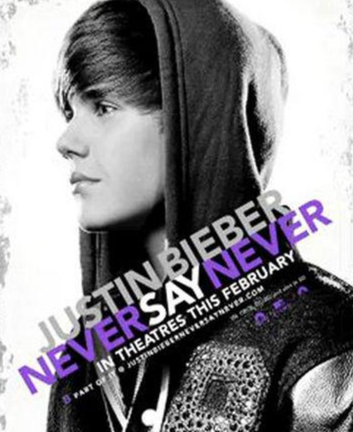 Justin released his movie : Never Say Never