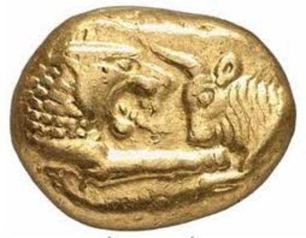 Lydians became the first in the Western world to make coins