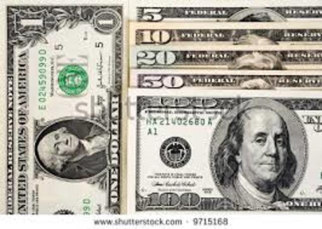 The dollar bill became legal tender