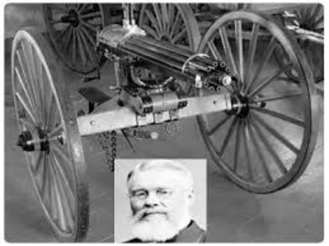 Doctor Richard Gatling patented the Gatling Gun