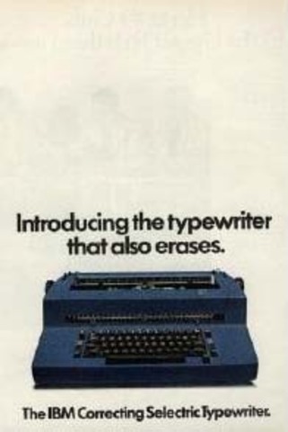 Type Writer that Erases