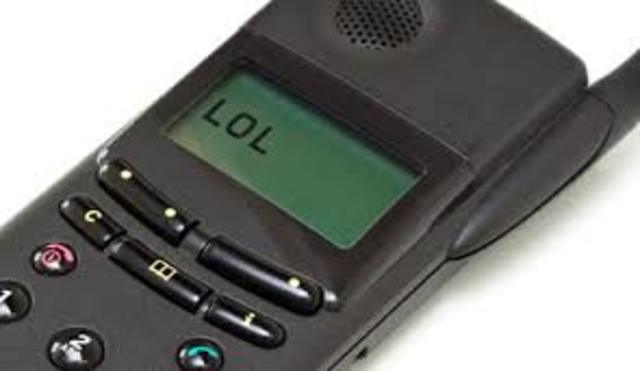 Text Messaging is Invented