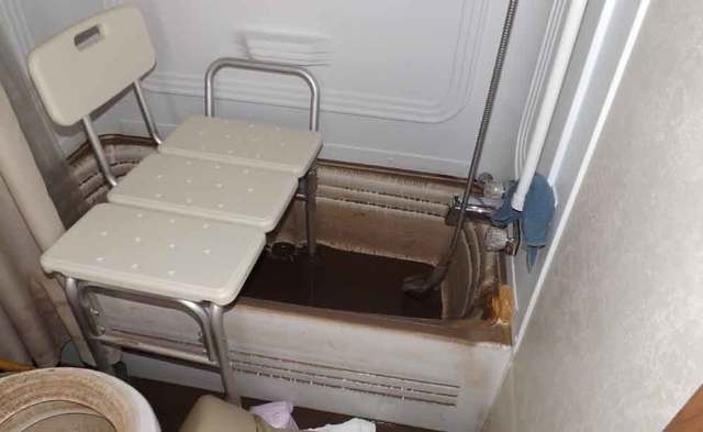 Flooded Trailers Removed