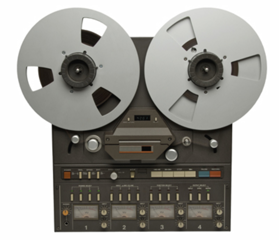 Pre-recorded reel-to-reel
