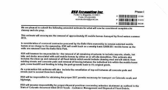 Bella Vista Received Mobile Home Disposal