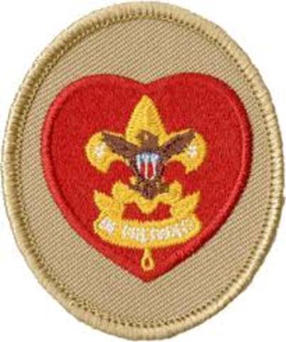 Became a life scout