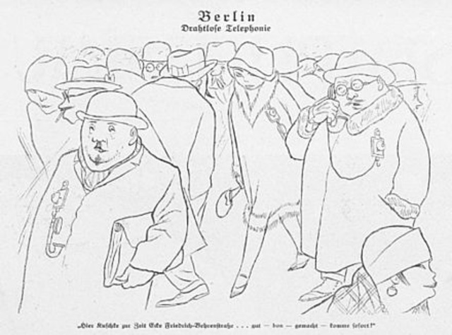 Cartoons of Mobile Phones