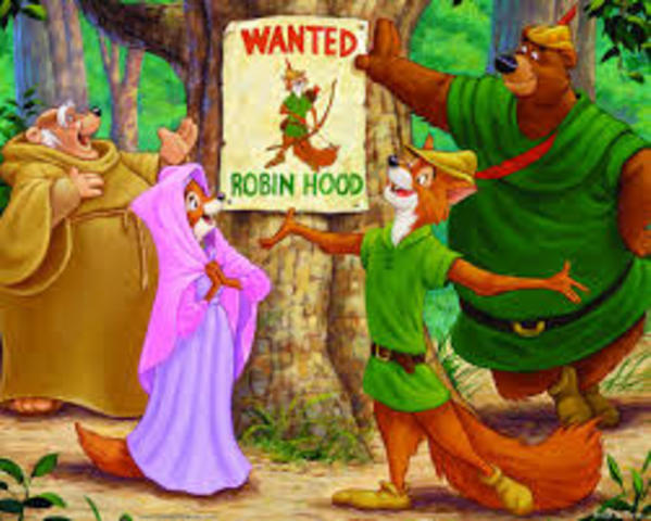 1378 first appearance of Robin Hood in literature