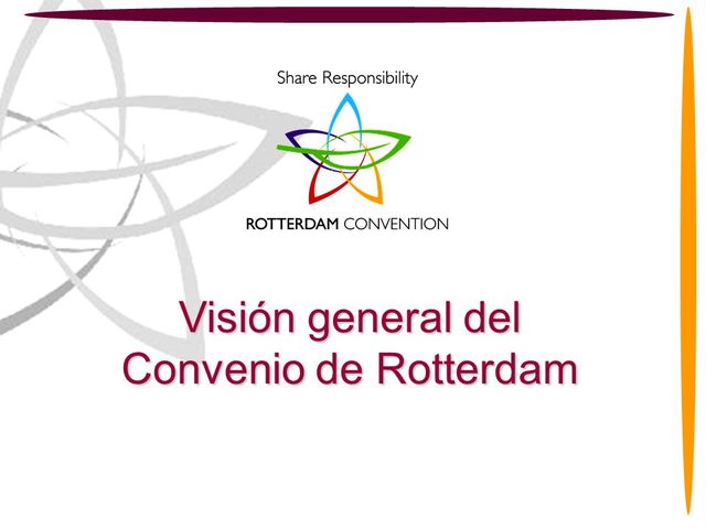 CONVENIO DE ROTTERDAM