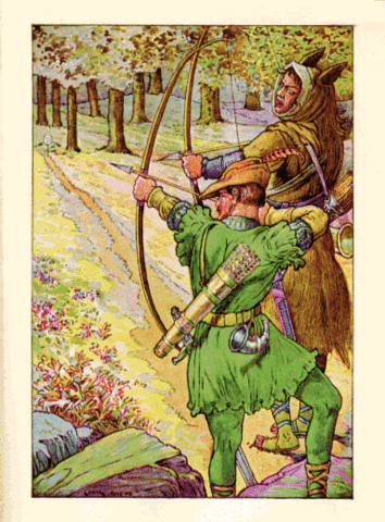 First appearance of Robin Hood in literature