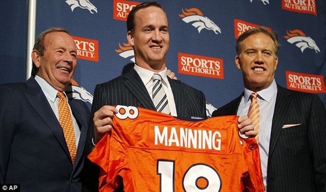 Broncos sign Peyton Manning