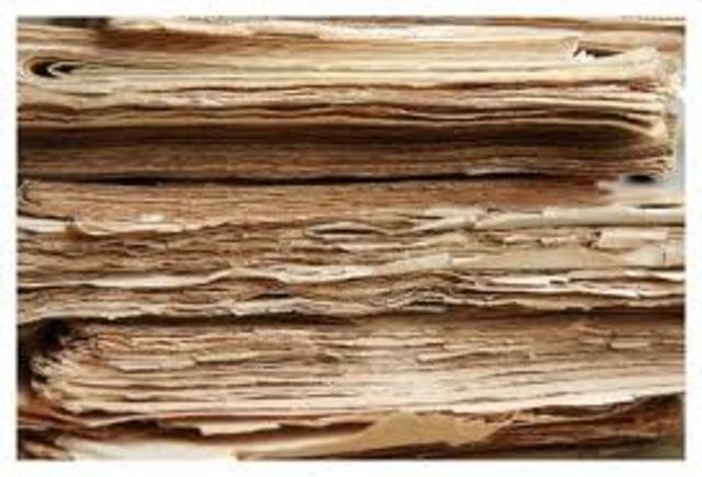 Paper is first mass-produced in Spain.