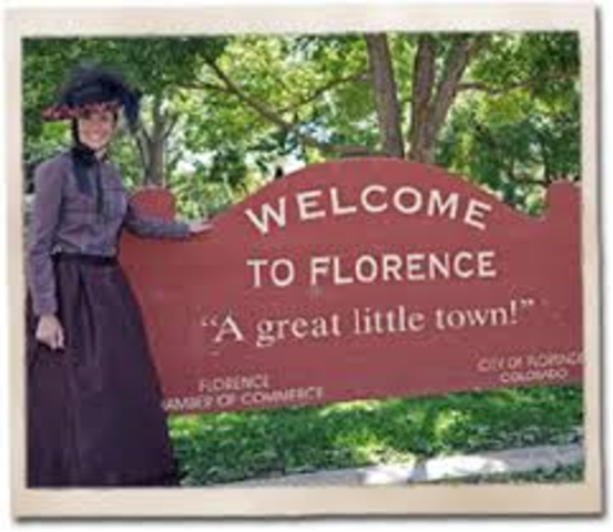 Moved to Florence, Colorado