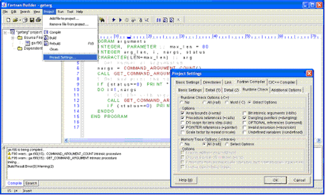 creacion del FORTRAN D.C