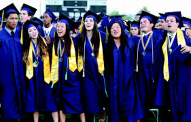 Graduate from high school and go to college