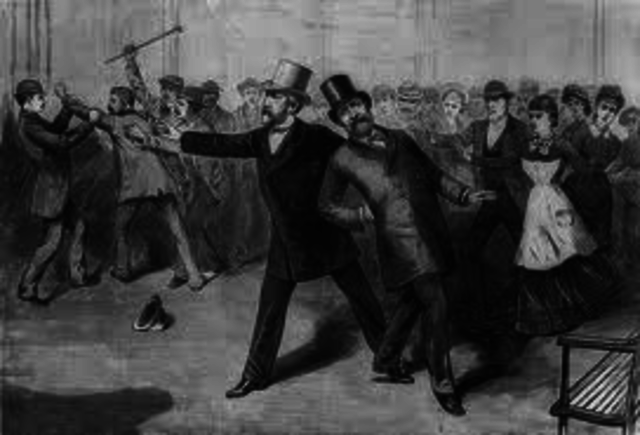 Garfield assassinated: Arthur assumes presidency