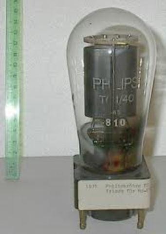 first triode vacuum tube