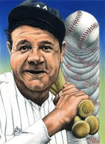 Babe Ruth Hit His First Homerun.