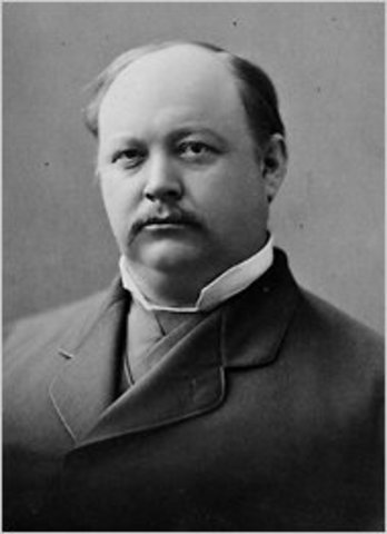 Thomas B. "Czar" Reed becomes Speaker of the House of Representatives