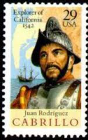 Cabrillo explores coast of California for Spain