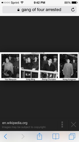 Gang of Four Arrested