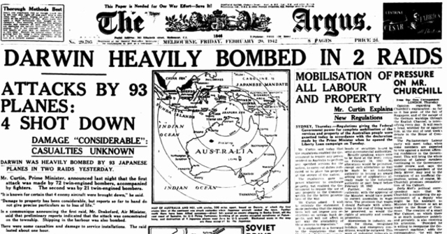 Bombing Of Darwin