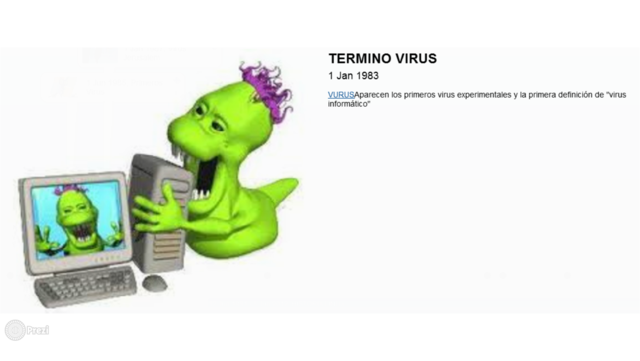 APARECEN LOS PRIMEROS VIRUS