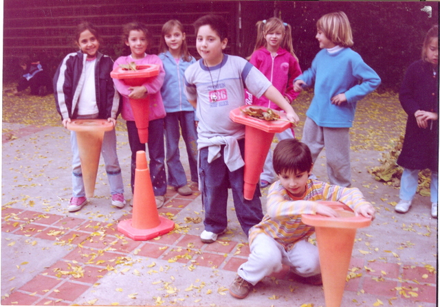 jugando con el otoño