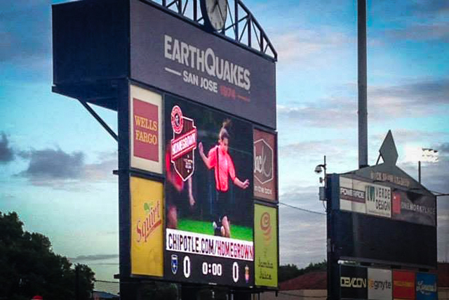 I Won the Earthquakes Homegrown Award