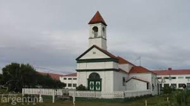 Visita de la Madre Luisa Vaschetti a las misiones de Tierra del Fuego.