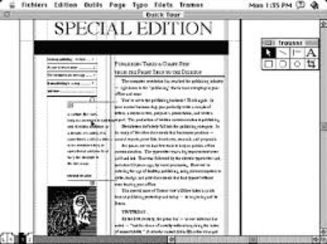 Aldus introduce el PageMaker para al Macintosh