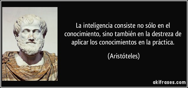 Aristóteles y el conocimiento