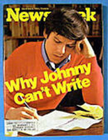 Why Johnny Can't Write