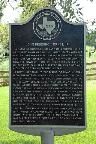 First German Family to Settle in Texas